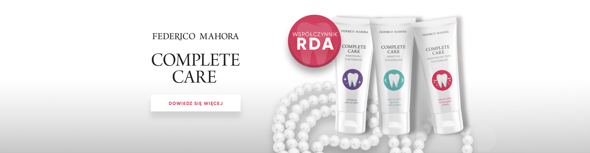 WSPÓŁCZYNNIK RDA W PASTACH COMPLETE CARE